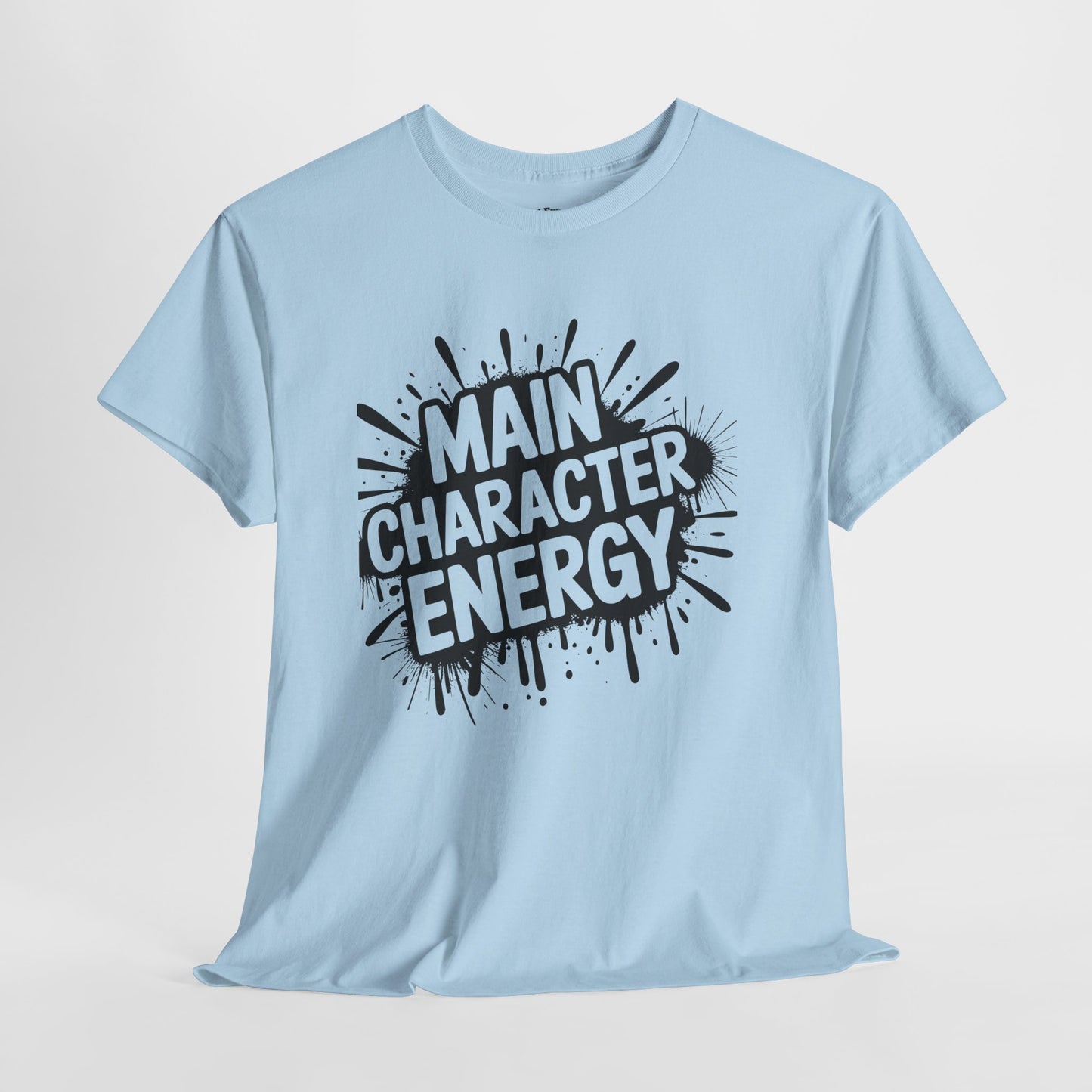 Main Character Energy Unisex Cotton Crew Tee, Trendy T-Shirt for Everyday Wear, Gift for Friends, Self-Care Celebrations, Unique Graphic Tee