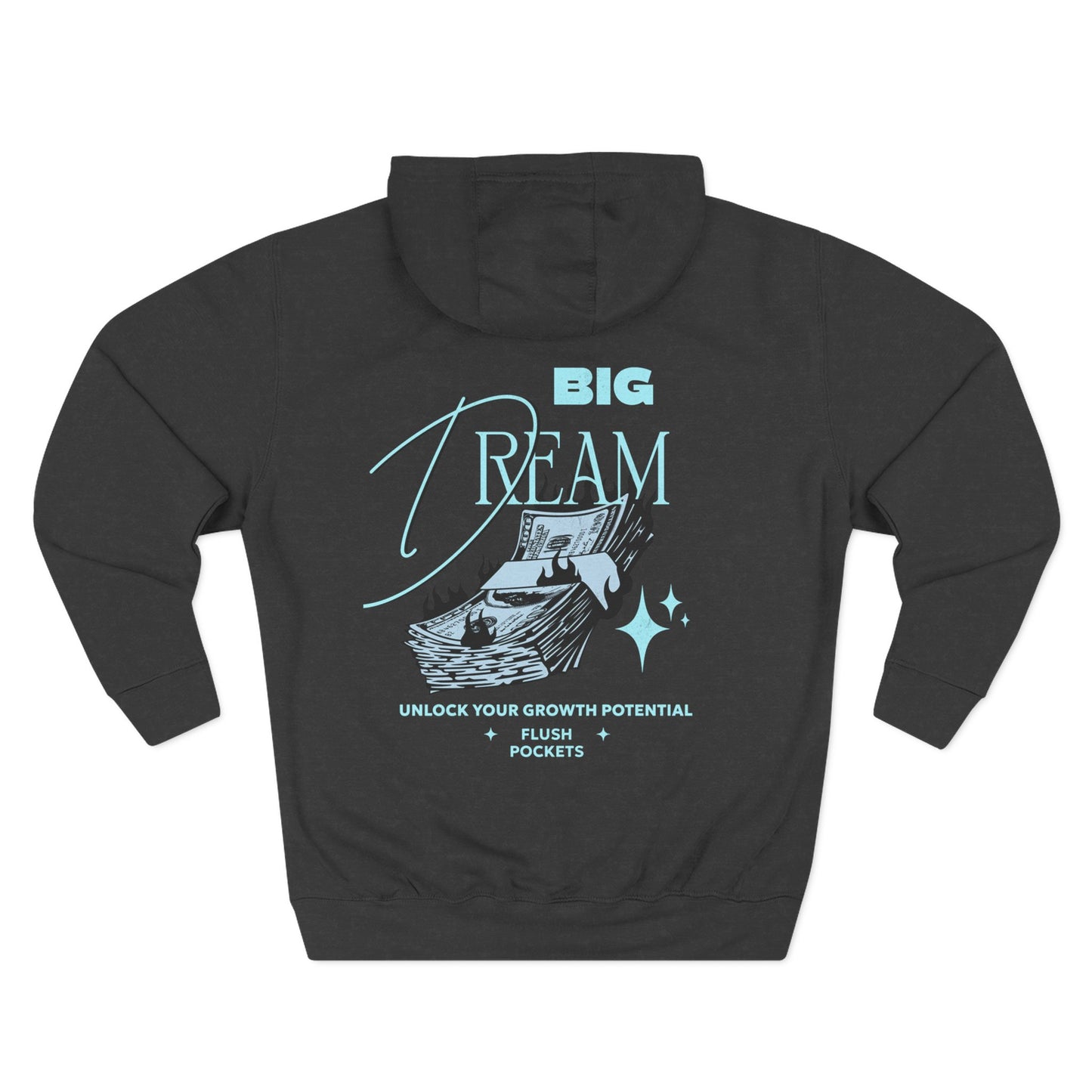 Level Up Fleece Hoodie, Cozy Graphic Sweatshirt, Gift for Dreamers, Casual Chic Hoodie, Unique Winter Apparel, Birthday Present