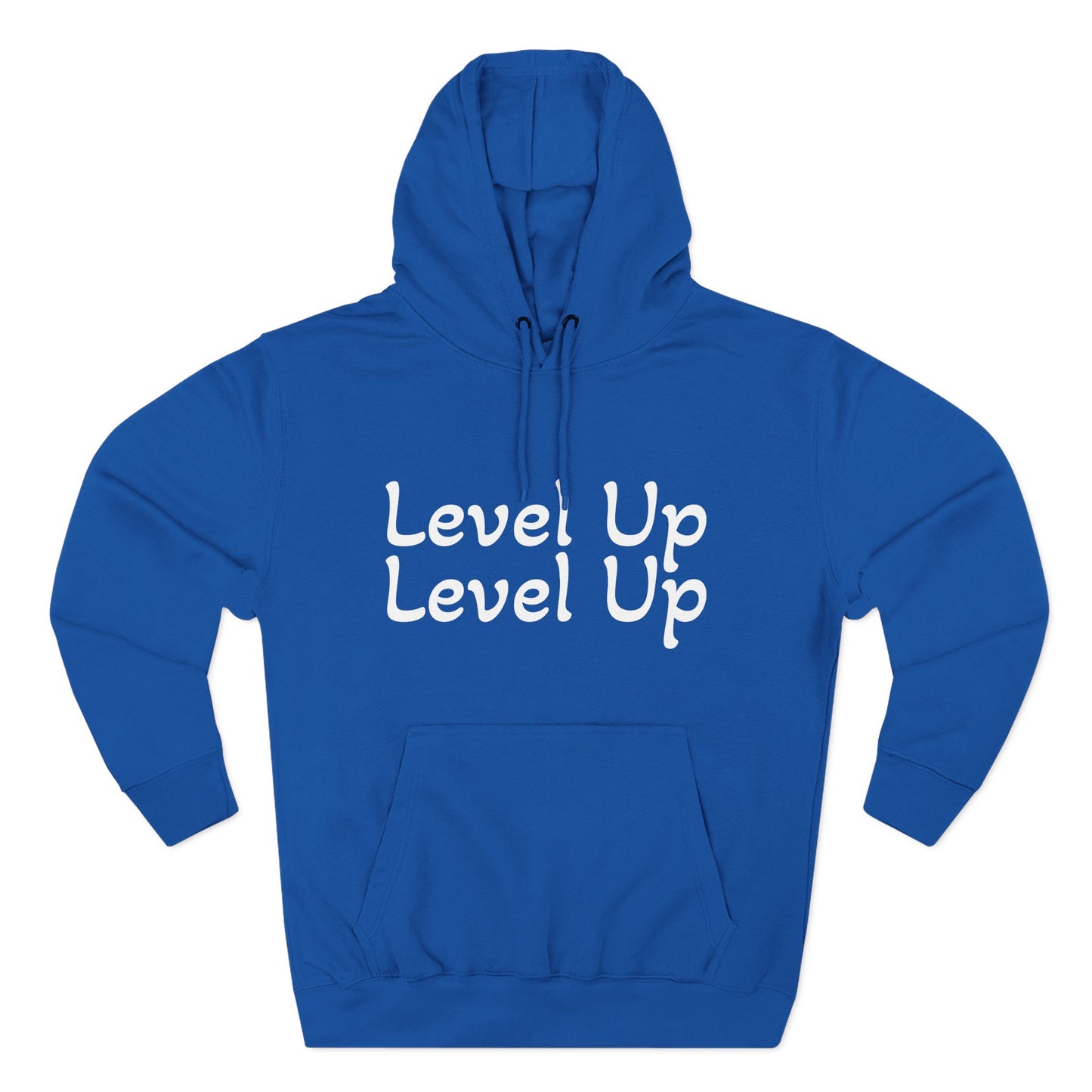 Level Up Fleece Hoodie, Cozy Graphic Sweatshirt, Gift for Dreamers, Casual Chic Hoodie, Unique Winter Apparel, Birthday Present