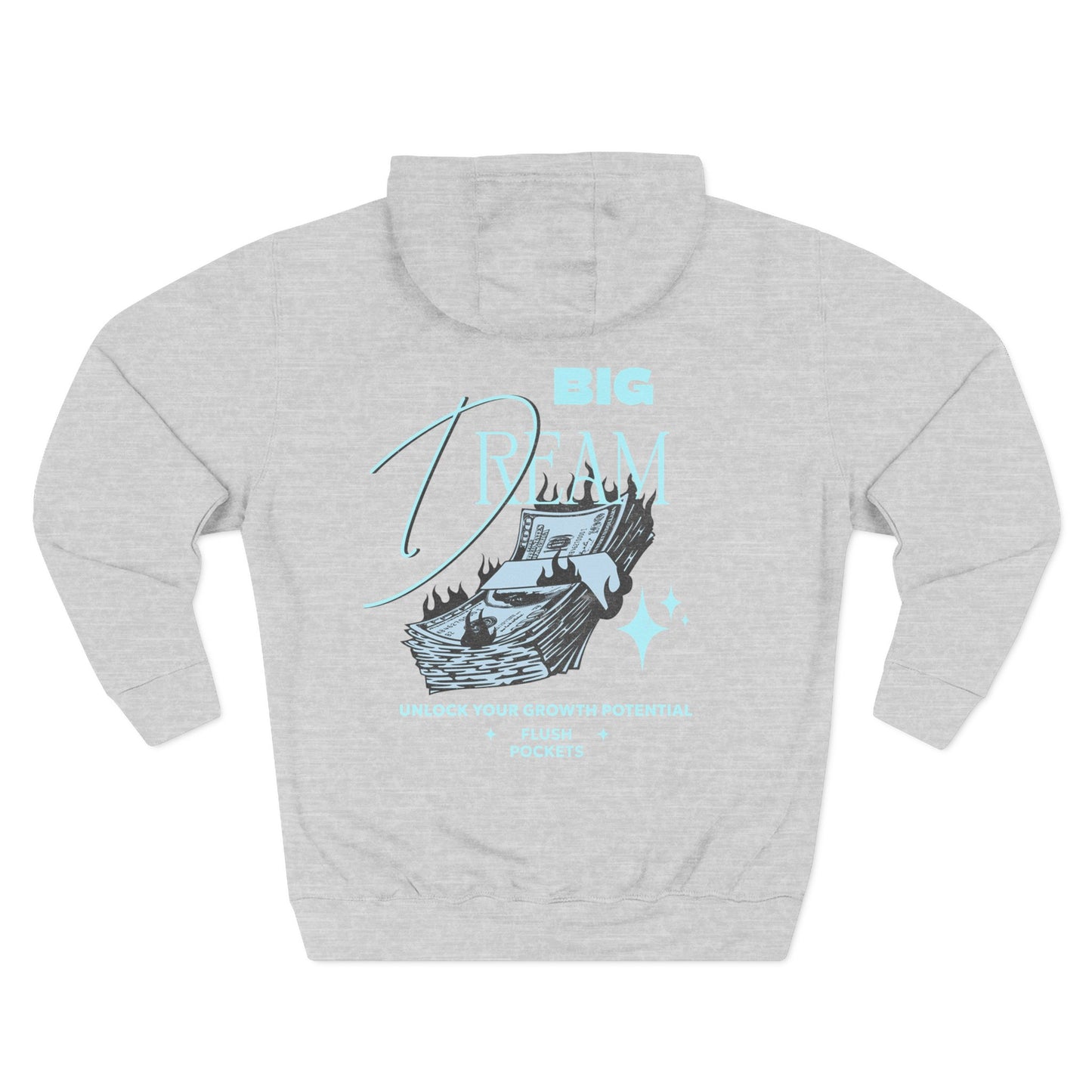 Level Up Fleece Hoodie, Cozy Graphic Sweatshirt, Gift for Dreamers, Casual Chic Hoodie, Unique Winter Apparel, Birthday Present