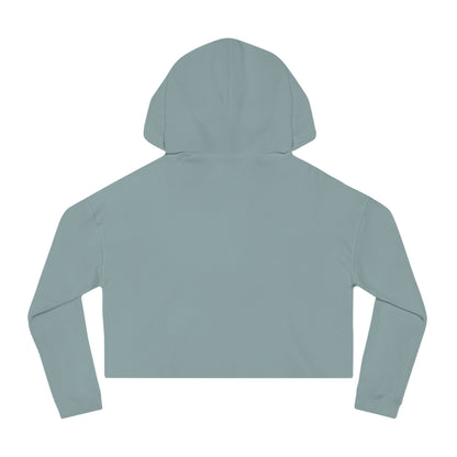 Energy Saving Mode Cropped Hoodie, Fun Sweatshirt for Women, Casual Wear, Unique Gift for Relaxation, Trendy Fashion