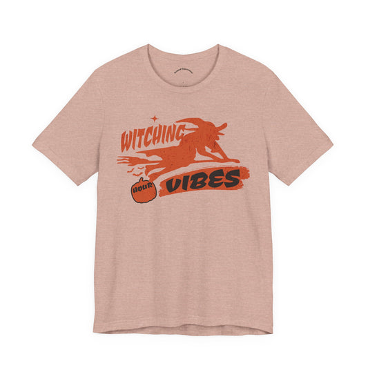 Witching Vibes Tee, Halloween Shirt, Fall Fashion Top, Unisex Graphic Tee, Cozy Autumn Wear