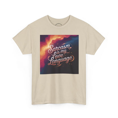 Sarcasm is My Love Language Unisex Tee, Funny Graphic T-Shirt, Gift for Sarcastic Friends, Humor Apparel, Casual Wear