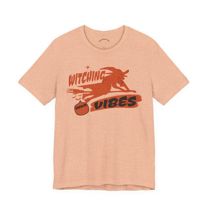 Witching Vibes Tee, Halloween Shirt, Fall Fashion Top, Unisex Graphic Tee, Cozy Autumn Wear