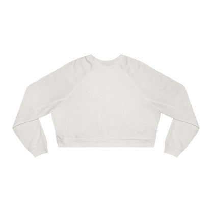 Catch Flights Feelings Cropped Pullover, Trendy Fleece Sweatshirt, Travel-Inspired Top, Stylish Layering Piece, Perfect Gift for Adventurers