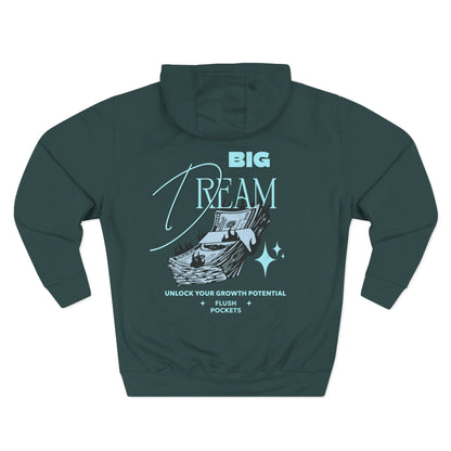 Level Up Fleece Hoodie, Cozy Graphic Sweatshirt, Gift for Dreamers, Casual Chic Hoodie, Unique Winter Apparel, Birthday Present