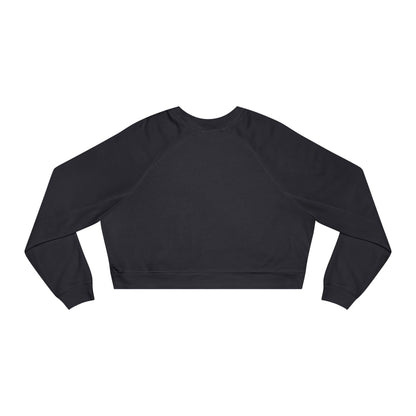Catch Flights Feelings Cropped Pullover, Trendy Fleece Sweatshirt, Travel-Inspired Top, Stylish Layering Piece, Perfect Gift for Adventurers