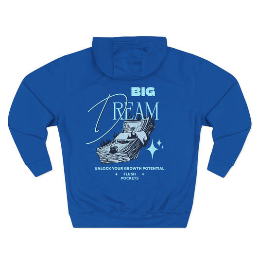 Level Up Fleece Hoodie, Cozy Graphic Sweatshirt, Gift for Dreamers, Casual Chic Hoodie, Unique Winter Apparel, Birthday Present
