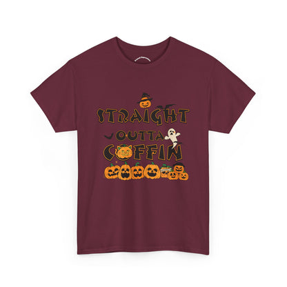 Halloween-Themed T-Shirt, Straight Outta Coffin Tee, Unisex Heavy Cotton Tee for Halloween Parties, Spooky Season Shirt, Fun Gift for [...]