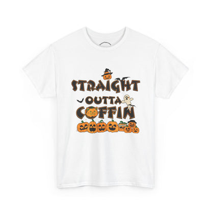 Halloween-Themed T-Shirt, Straight Outta Coffin Tee, Unisex Heavy Cotton Tee for Halloween Parties, Spooky Season Shirt, Fun Gift for [...]