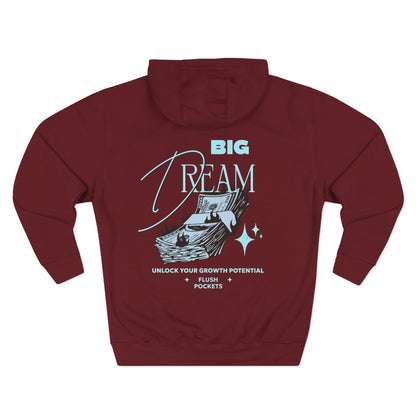 Level Up Fleece Hoodie, Cozy Graphic Sweatshirt, Gift for Dreamers, Casual Chic Hoodie, Unique Winter Apparel, Birthday Present