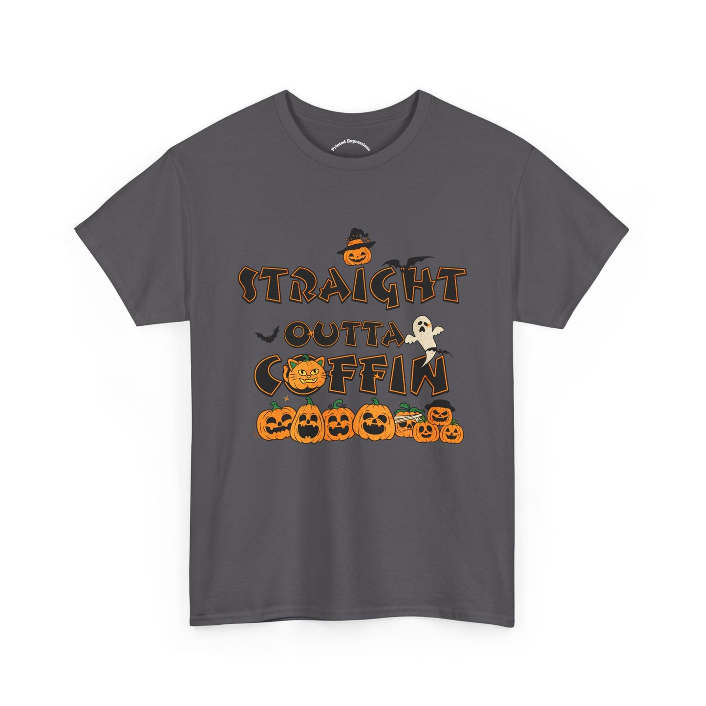Halloween-Themed T-Shirt, Straight Outta Coffin Tee, Unisex Heavy Cotton Tee for Halloween Parties, Spooky Season Shirt, Fun Gift for [...]