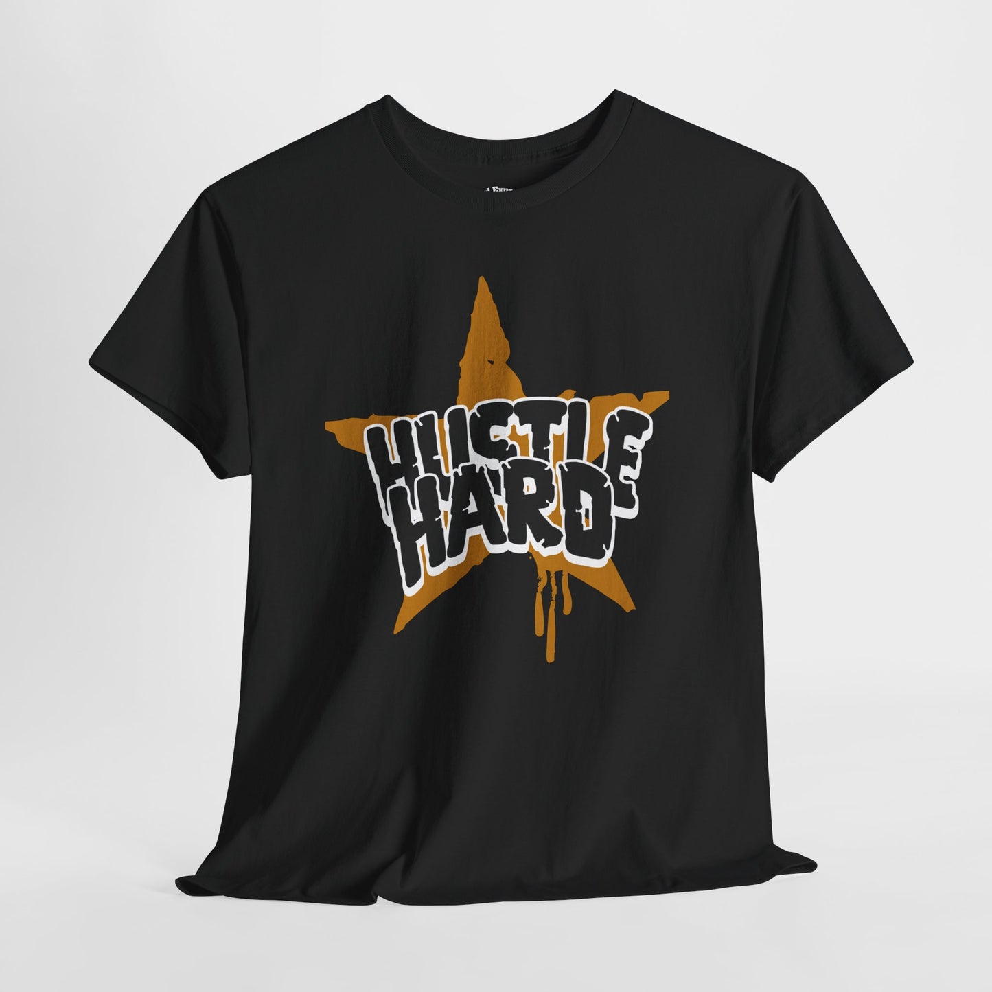Unisex Hustle Hard Cotton Tee, Graphic T-Shirt, Casual Wear, Gift for Entrepreneurs, Streetwear Style, Motivational Apparel