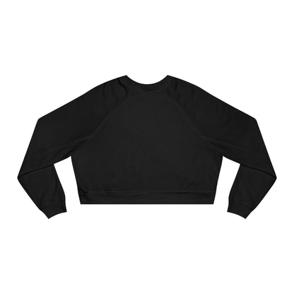 Catch Flights Feelings Cropped Pullover, Trendy Fleece Sweatshirt, Travel-Inspired Top, Stylish Layering Piece, Perfect Gift for Adventurers