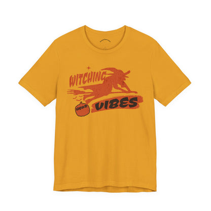 Witching Vibes Tee, Halloween Shirt, Fall Fashion Top, Unisex Graphic Tee, Cozy Autumn Wear
