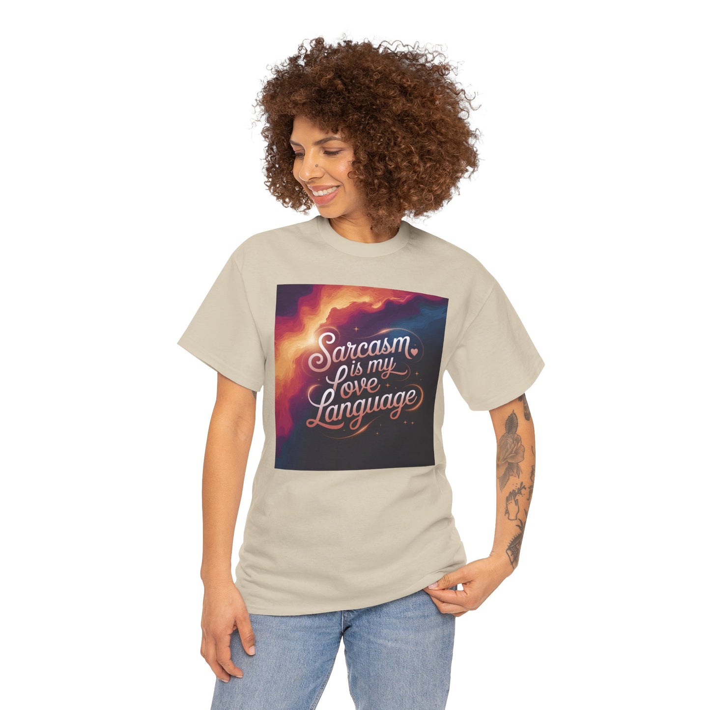 Sarcasm is My Love Language Unisex Tee, Funny Graphic T-Shirt, Gift for Sarcastic Friends, Humor Apparel, Casual Wear
