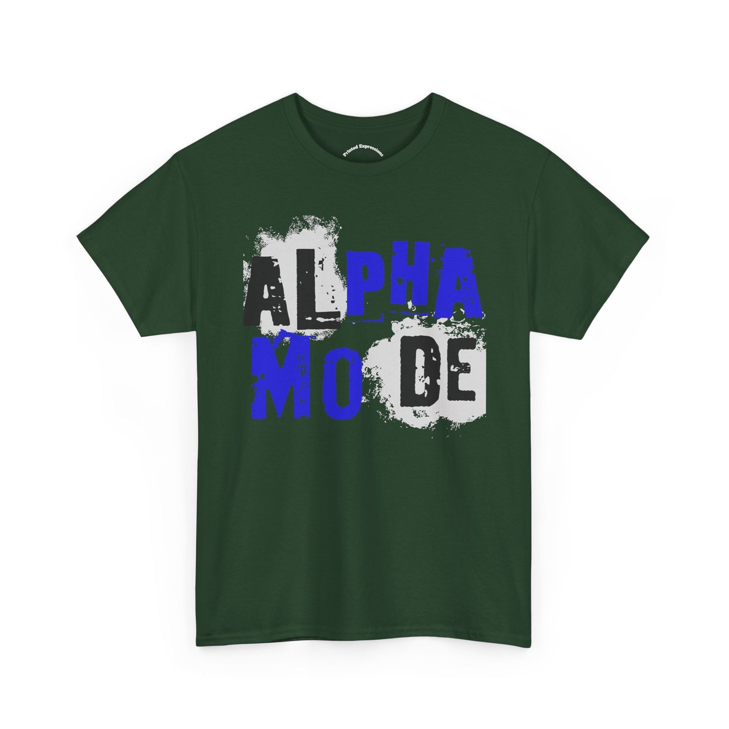 Alpha Mode Unisex Heavy Cotton Tee, Casual Streetwear Shirt, Perfect for Alpha Male Gifts, Trendy Graphic Tee, Everyday Comfort Wear