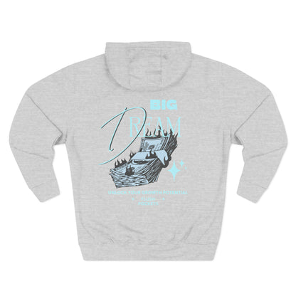 Level Up Fleece Hoodie, Cozy Graphic Sweatshirt, Gift for Dreamers, Casual Chic Hoodie, Unique Winter Apparel, Birthday Present